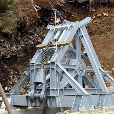 World's longest pedestrian suspension bridge mechanic view