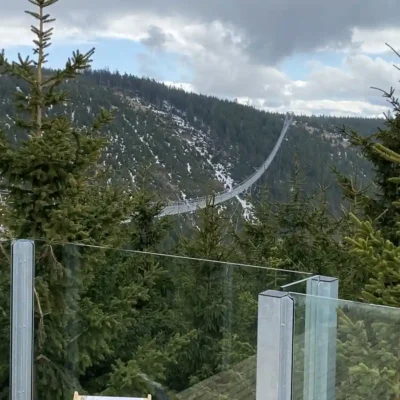 World's longest pedestrian suspension bridge